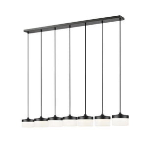 Z-Lite - 827P6-7L-MB-LED - LED Linear Chandelier - Renaud - Matte Black