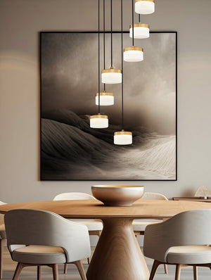 Z-Lite - 827P6-7R-MGLD-LED - LED Chandelier - Renaud - Modern Gold