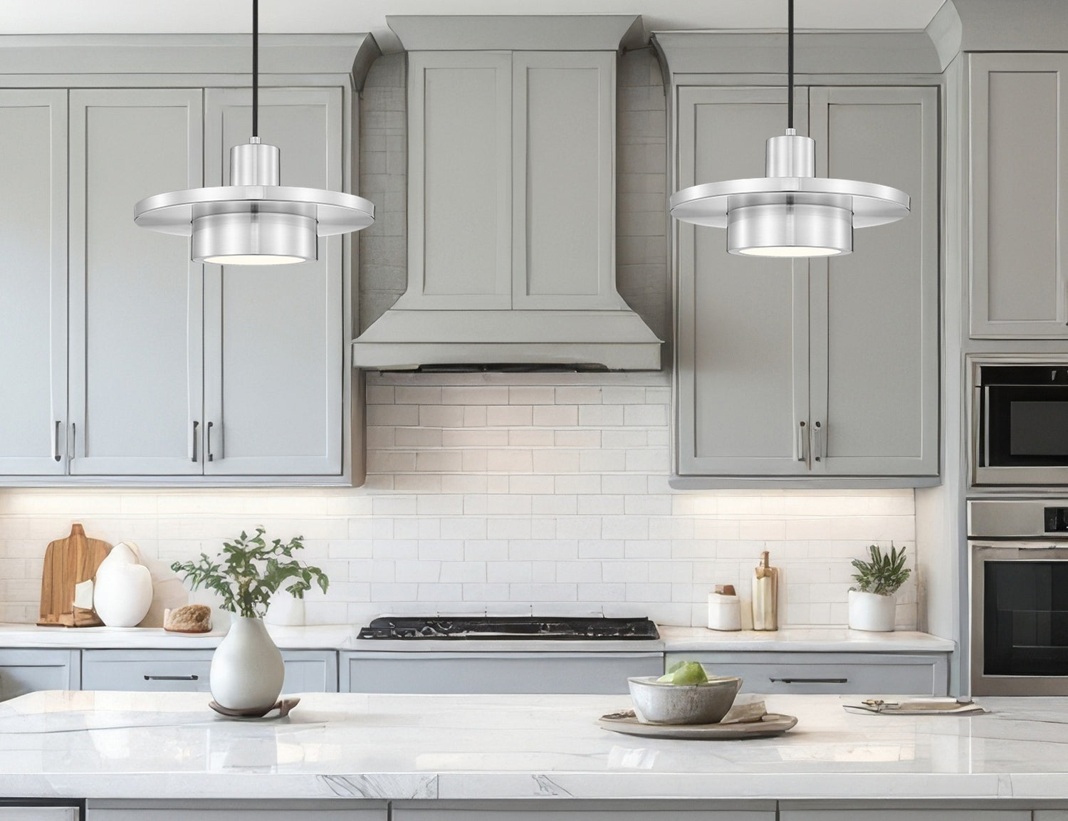 Z-Lite - 829P12-BN-LED - LED Pendant - Ludo - Brushed Nickel