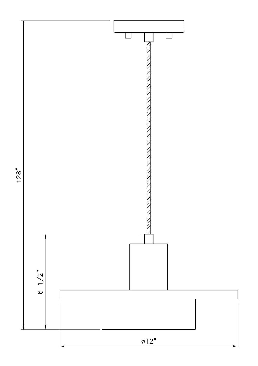 Z-Lite - 829P12-MW-MGLD-LED - LED Pendant - Ludo - Matte White + Modern Gold