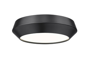 Z-Lite - 7701F12-MB-LED - LED Flush Mount - Quasars - Matte Black