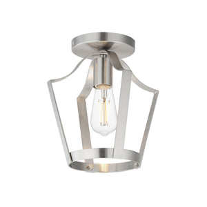 Maxim - 10421SN - One Light Pendant / Semi-Flush - Arden - Satin Nickel