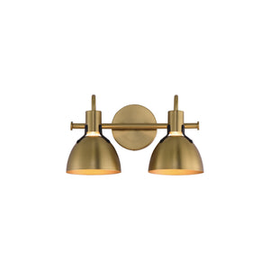 Maxim - 12342SBR - Two Light Wall Sconce - Dusk - Satin Brass