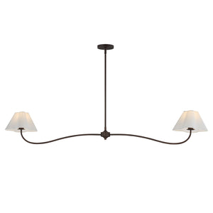 Maxim - 18102WTOI - Two Light Pendant - Saxon - Oil Rubbed Bronze