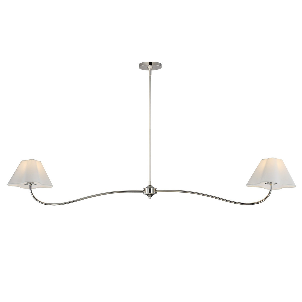 Maxim - 18102WTPN - Two Light Pendant - Saxon - Polished Nickel