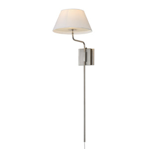 Maxim - 18410OFPN - One Light Wall Sconce - Dunbridge - Polished Nickel