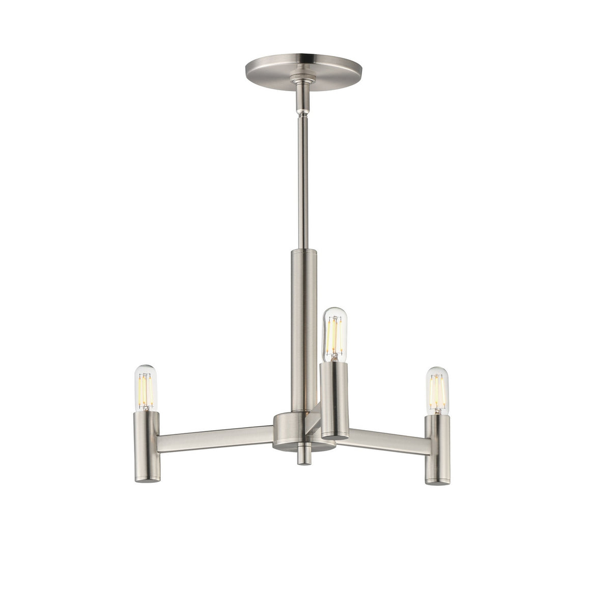 Maxim - 21363SN - Three Light Chandelier - Emana - Satin Nickel