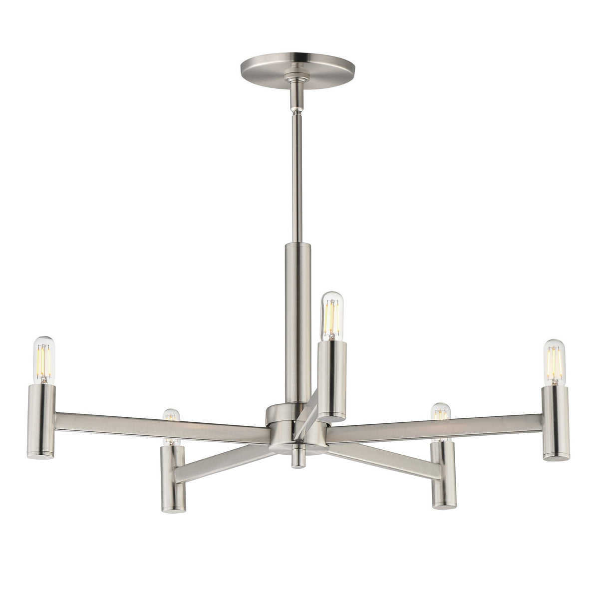 Maxim - 21365SN - Five Light Chandelier - Emana - Satin Nickel