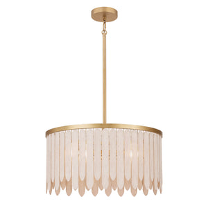 Maxim - 22512WWTNAB - Four Light Pendant - Marimba - Weathered White