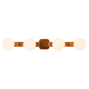 Kuzco Lighting - VL11534-TK - Four Light Bathroom Vanity - Briar - Teak