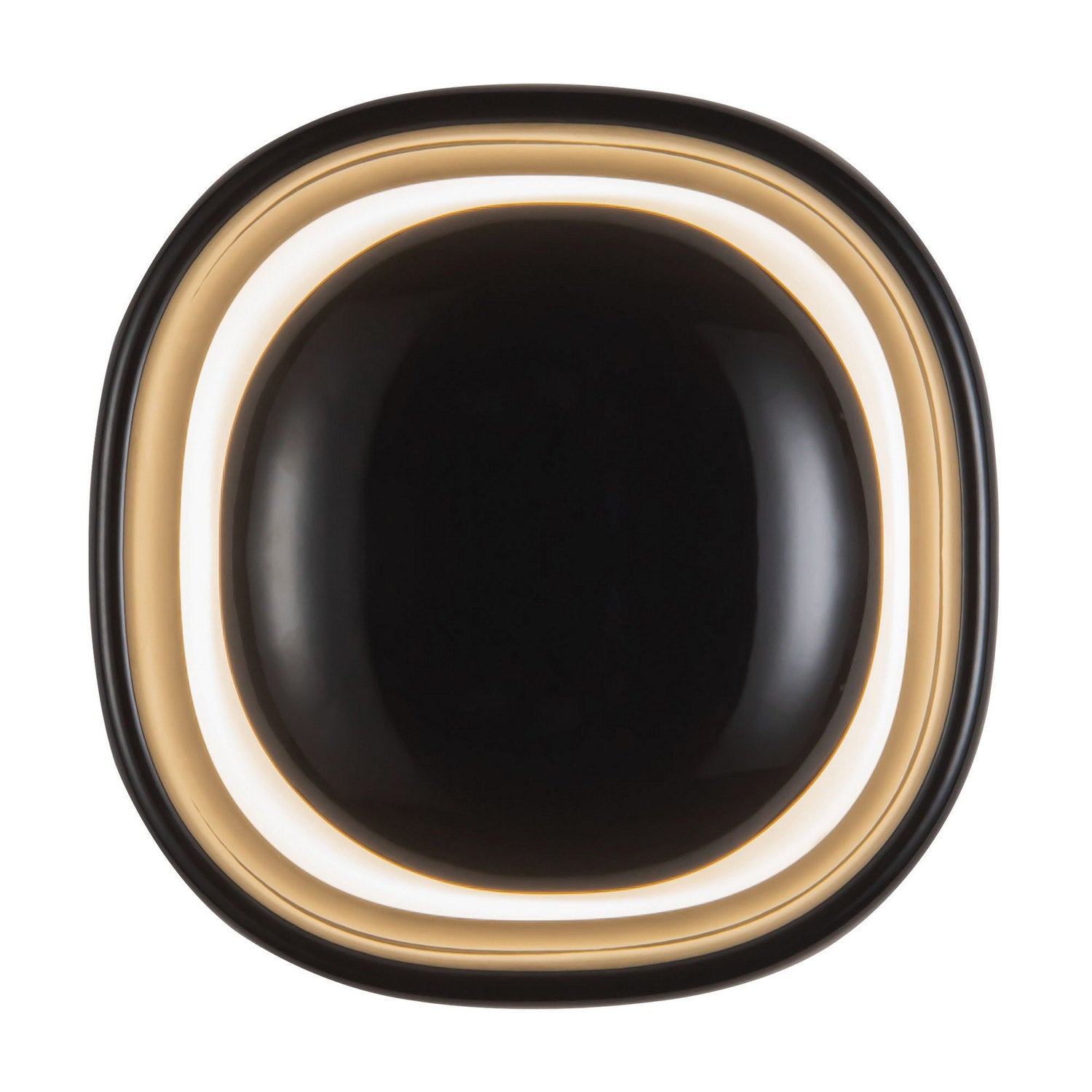 Kuzco Lighting - WS17308-GBK - LED Wall Sconce - Pebble - Glossy Black