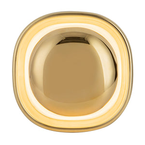 Kuzco Lighting - WS17308-MRB - LED Wall Sconce - Pebble - Metallic Brass