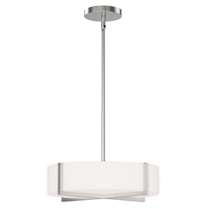 Maxim - 57945WTSN - LED Flush Mount/ Pendant Convertible - Dexter - Satin Nickel