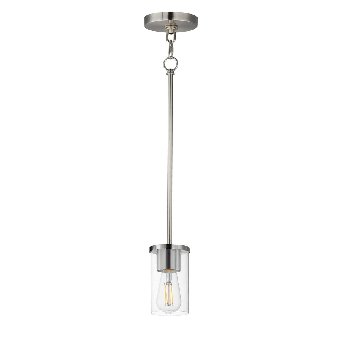 Maxim - 90281CLSN - One Light Pendant - Lateral - Satin Nickel