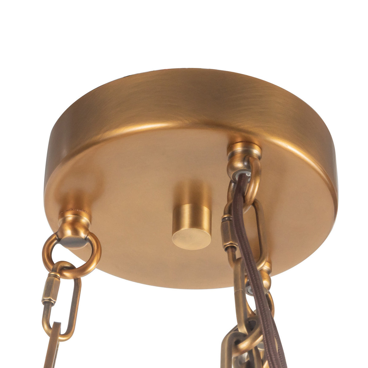 Alora - CH305725VB - LED Chandelier - Cortez - Vintage Brass