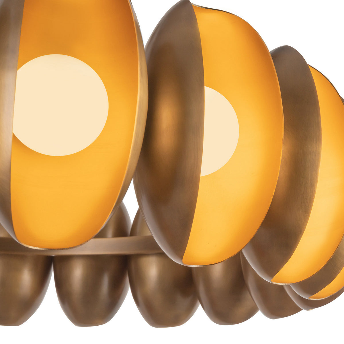 Alora - CH305737VB - LED Chandelier - Cortez - Vintage Brass