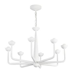 Alora - CH313830AW - LED Chandelier - Spade - Antique White