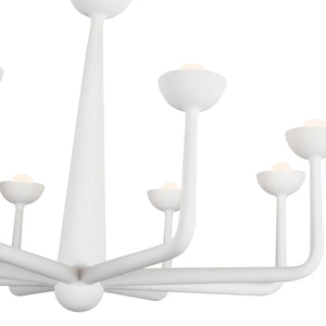 Alora - CH313830AW - LED Chandelier - Spade - Antique White
