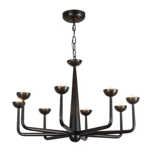Alora - CH313830UB - LED Chandelier - Spade - Urban Bronze
