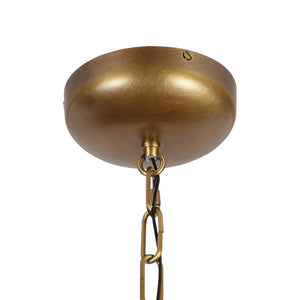 Alora - CH313830VB - LED Chandelier - Spade - Vintage Brass