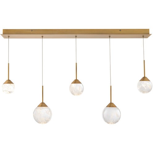 Schonbek Beyond - BPD40205L-AB - LED Pendant - Quest - Aged Brass