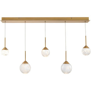 Schonbek Beyond - BPD40205L-AB - LED Pendant - Quest - Aged Brass
