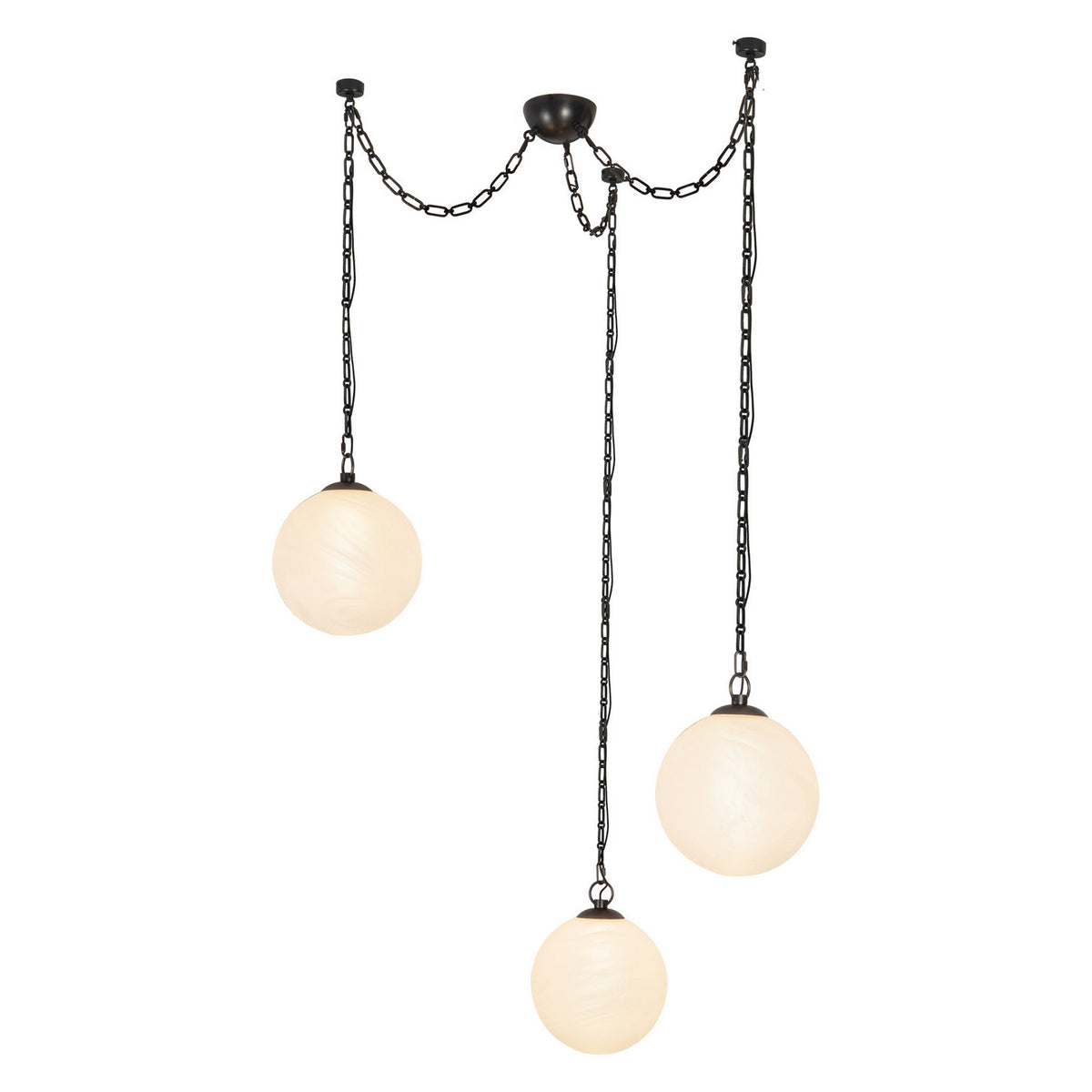 Alora - CH363103UBCDG - LED Chandelier - Petra - Urban Bronze/Cloud Glass