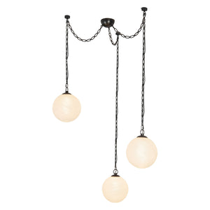 Alora - CH363103UBCDG - LED Chandelier - Petra - Urban Bronze/Cloud Glass