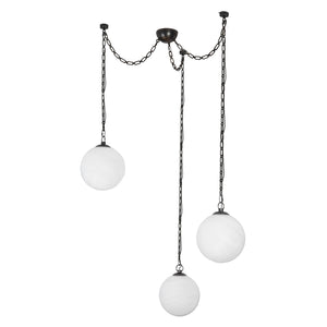Alora - CH363103UBCDG - LED Chandelier - Petra - Urban Bronze/Cloud Glass