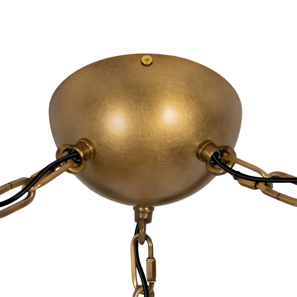 Alora - CH372103VBCDG - LED Chandelier - Petra - Vintage Brass/Cloud Glass