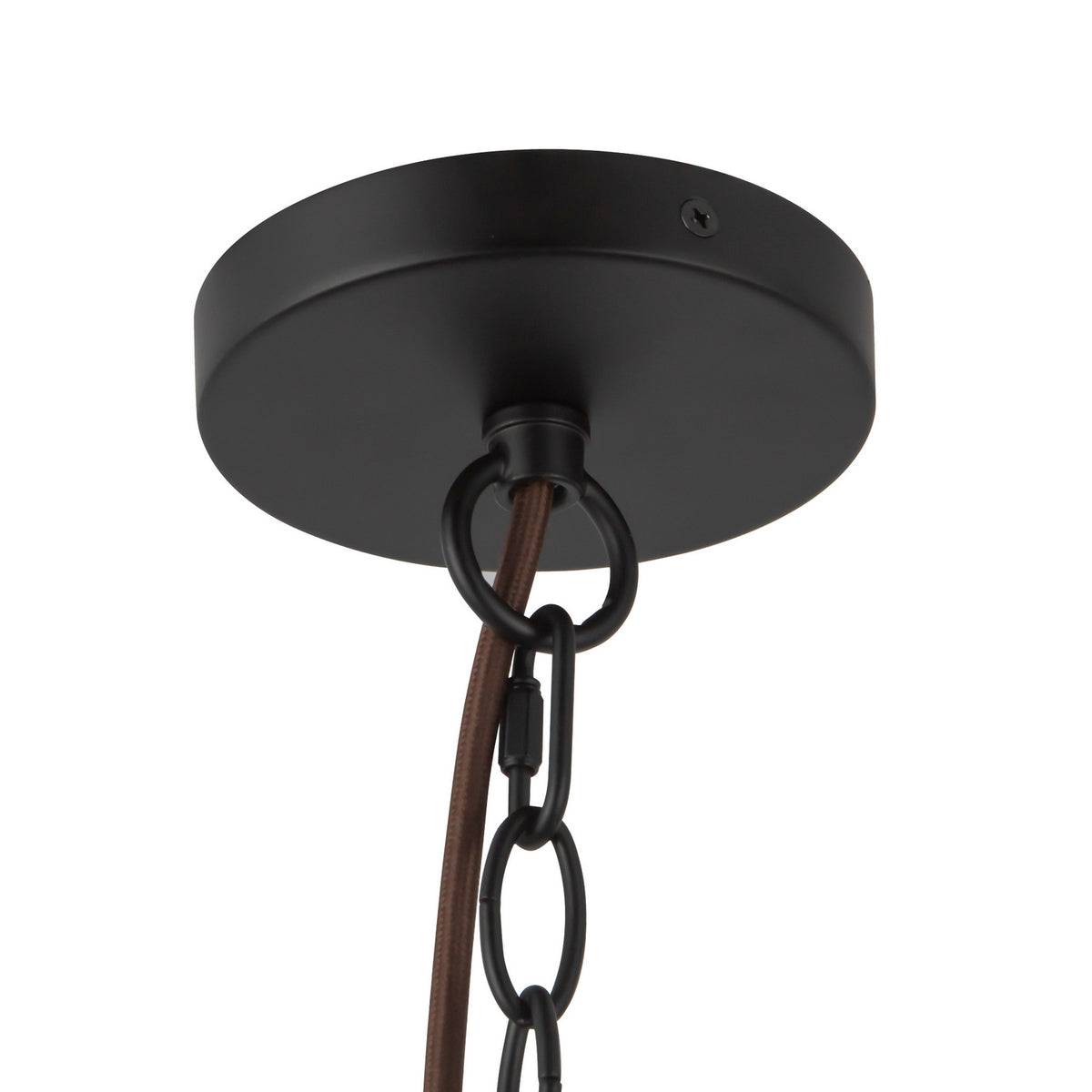 Alora - CH654318MBRC - Three Light Chandelier - Faye - Matte Black/Clear Ribbed Glass