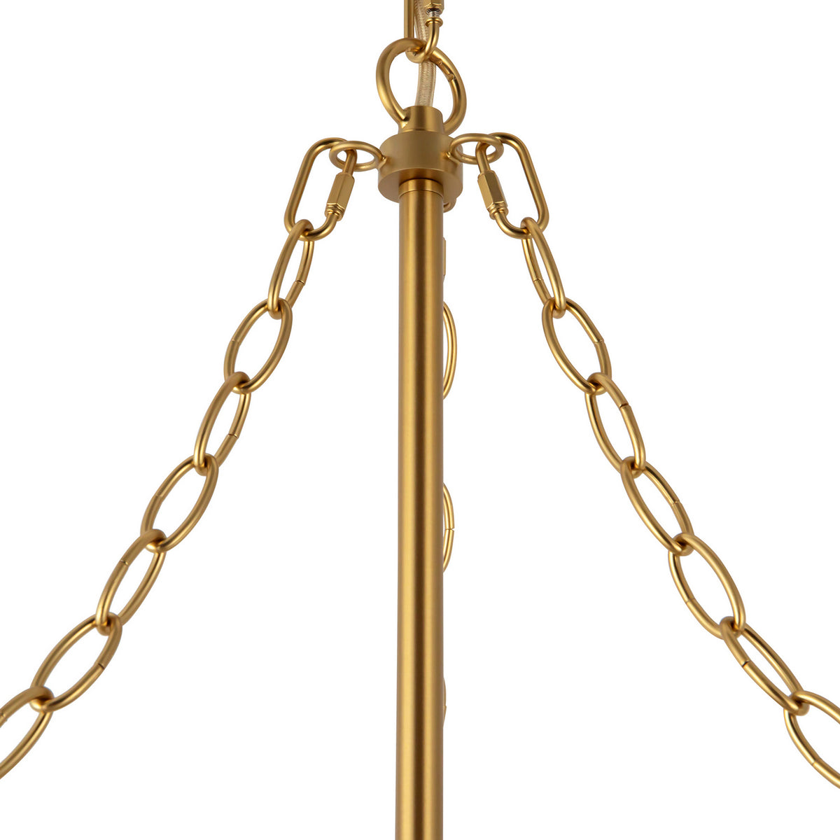 Alora - CH654624BGSM - Six Light Chandelier - Faye - Brushed Gold/Smoked Glass