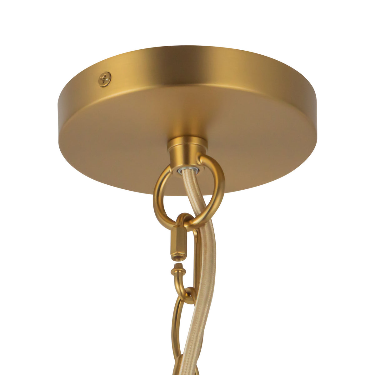 Alora - CH654624BGSM - Six Light Chandelier - Faye - Brushed Gold/Smoked Glass
