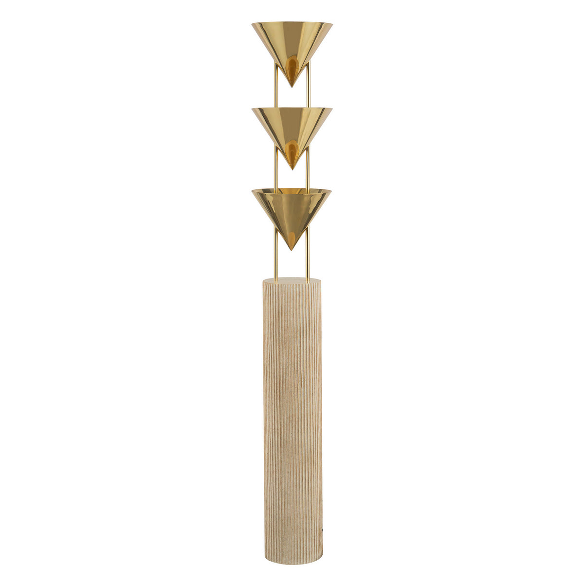 Alora - FL341367PTB - Three Light Floor Lamp - Versus - Patina Brass