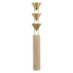 Alora - FL341367PTB - Three Light Floor Lamp - Versus - Patina Brass