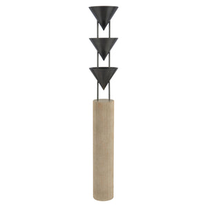 Alora - FL341367STA - Three Light Floor Lamp - Versus - Aged Steel