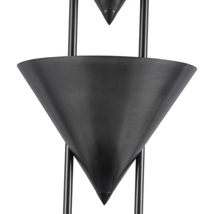 Alora - FL341367STA - Three Light Floor Lamp - Versus - Aged Steel