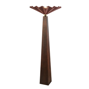 Alora - FL354064BGD - One Light Floor Lamp - Furrow - Burgundy
