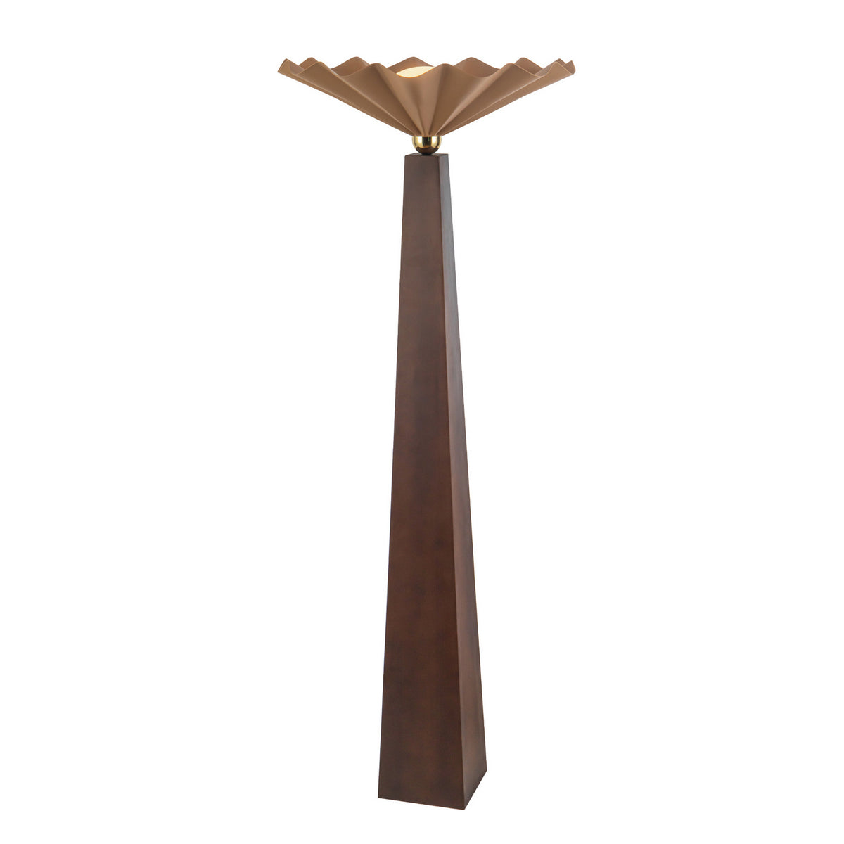 Alora - FL354064PEC - One Light Floor Lamp - Furrow - Peach