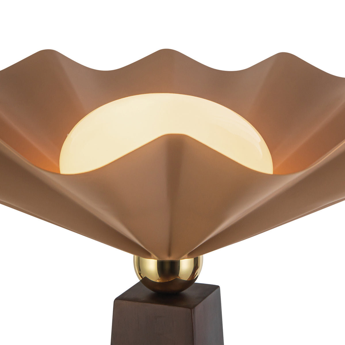 Alora - FL354064PEC - One Light Floor Lamp - Furrow - Peach