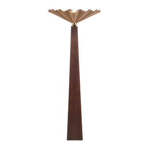 Alora - FL354064PEC - One Light Floor Lamp - Furrow - Peach