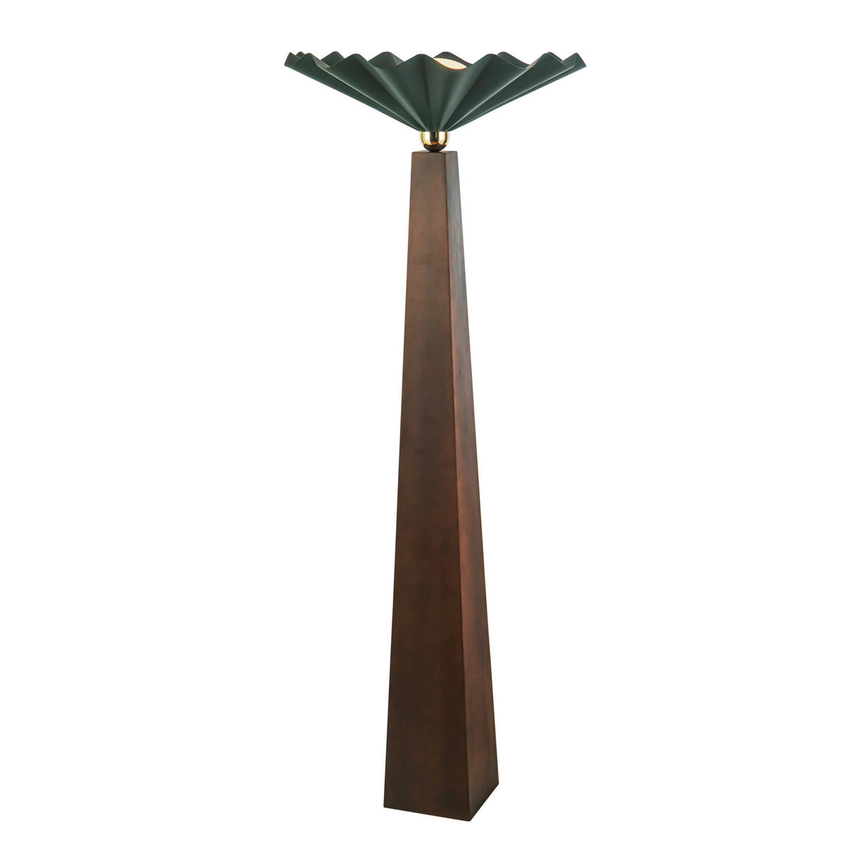 Alora - FL354064PGN - One Light Floor Lamp - Furrow - Pine Green