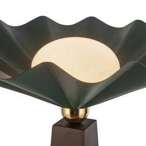 Alora - FL354064PGN - One Light Floor Lamp - Furrow - Pine Green