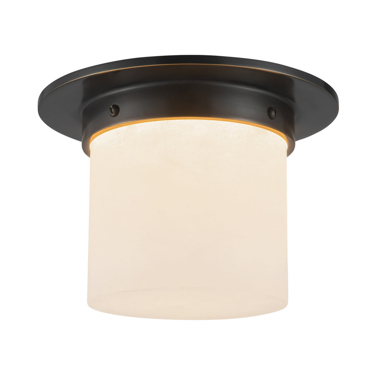 Alora - FM360085UBAR - One Light Flush Mount - Mineral - Urban Bronze/Alabaster
