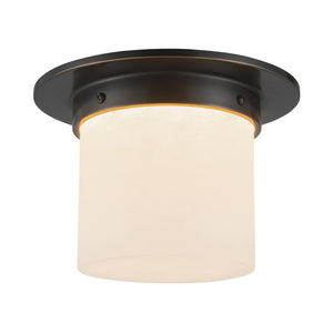 Alora - FM360085UBAR - One Light Flush Mount - Mineral - Urban Bronze/Alabaster