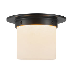 Alora - FM360085UBAR - One Light Flush Mount - Mineral - Urban Bronze/Alabaster
