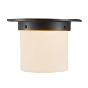 Alora - FM360085UBOP - One Light Flush Mount - Mineral - Urban Bronze/Matte Opal Glass