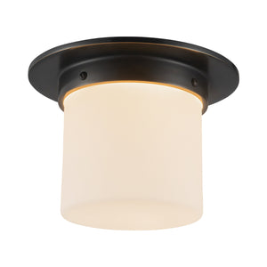 Alora - FM360085UBOP - One Light Flush Mount - Mineral - Urban Bronze/Matte Opal Glass