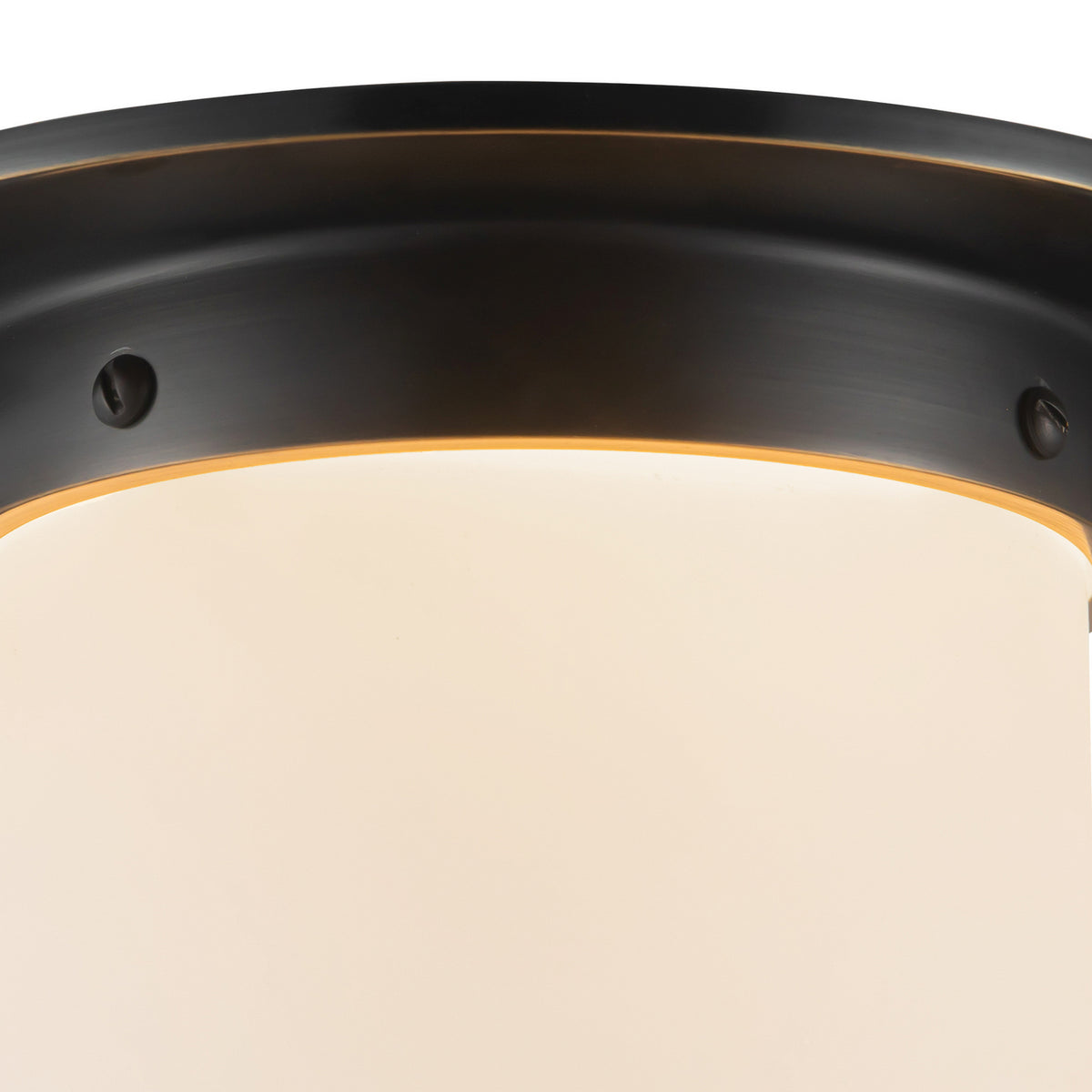 Alora - FM360085UBOP - One Light Flush Mount - Mineral - Urban Bronze/Matte Opal Glass