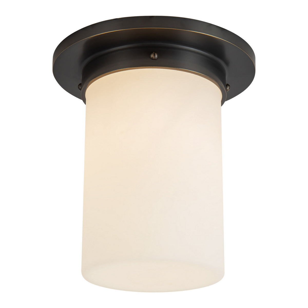 Alora - FM360808UBOP - One Light Flush Mount - Mineral - Urban Bronze/Matte Opal Glass
